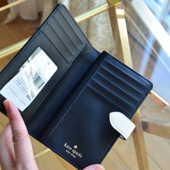 Kate Spade Madison Puffy Heart Medium Bifold Wallet KK182 - Picture 7 of 9